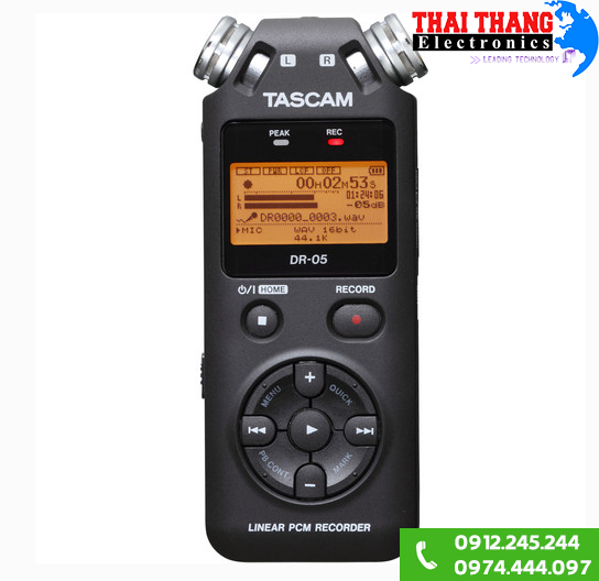 Máy ghi âm cho nhà báo Tascan DR 05SM