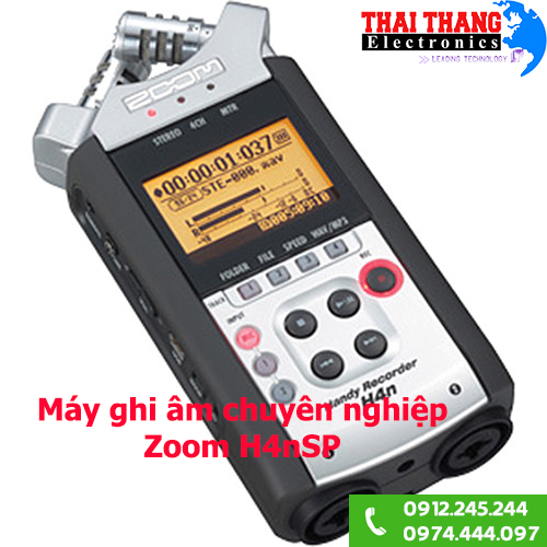Máy ghi âm cho phóng viên Zoom H4NSP