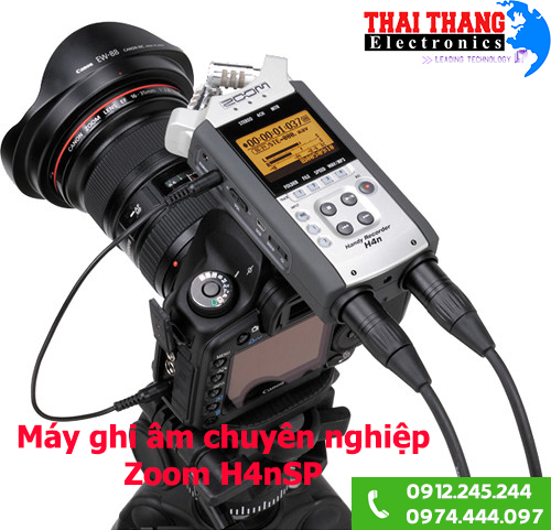 Máy ghi âm cho phóng viên Zoom H4NSP