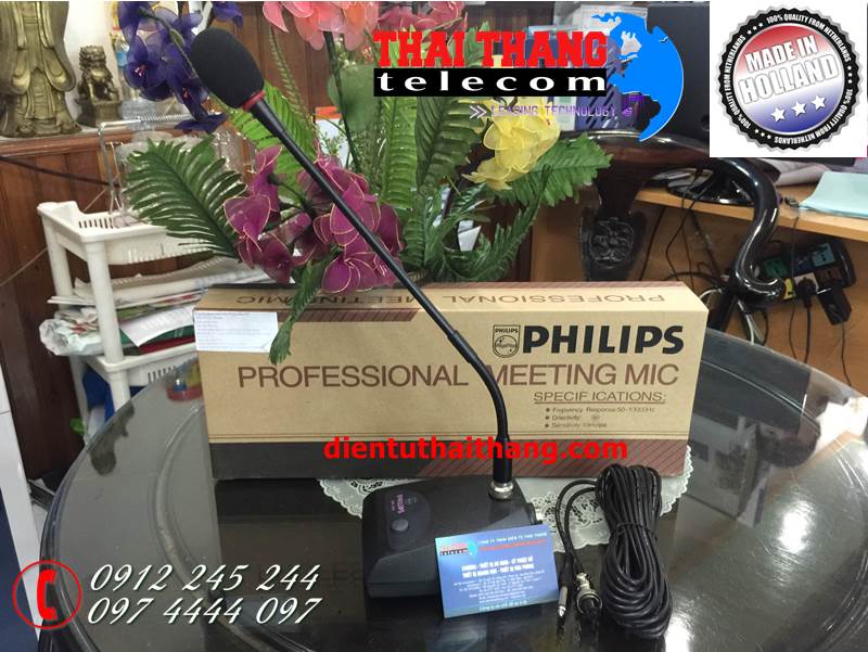 MICRO HỘI NGHỊ PHILIP HÀ LAN HÀNG XỊN SIÊU NHẠY