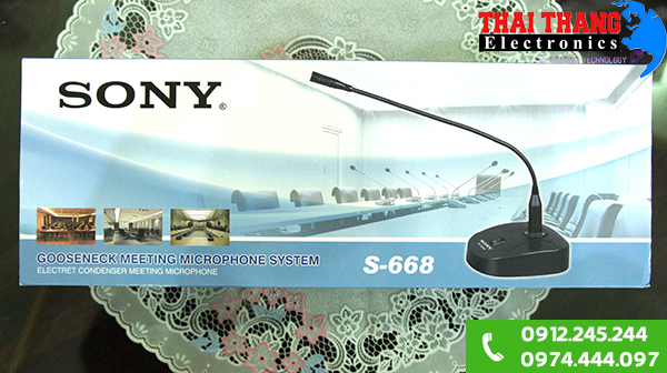 Micro cổ ngỗng Sony S-668