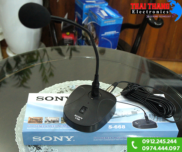 Micro cổ ngỗng Sony S-668