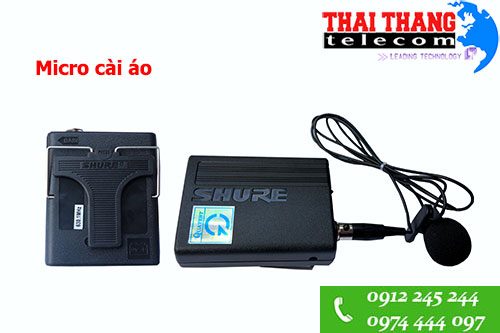 Micro không dây cài áo 1 mic Shure giá rẻ
