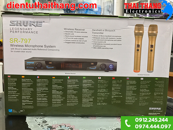 Micro không dây Shure SR797 USA