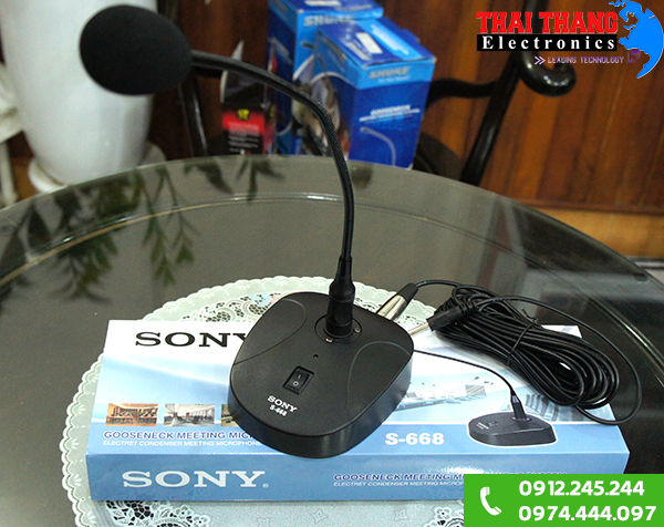 Micro cổ ngỗng Sony S-668