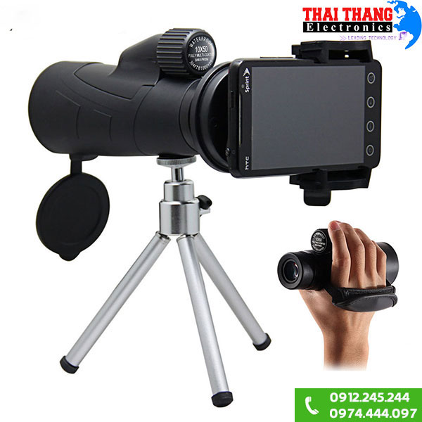 Ống nhòm 10x50 gắn điện thoại