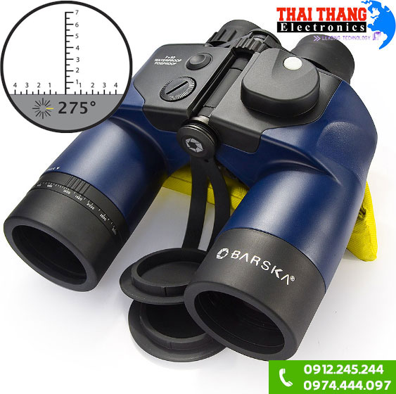 Ống nhòm hải quân Baska DeepSea 7x50 WP la bàn KTS