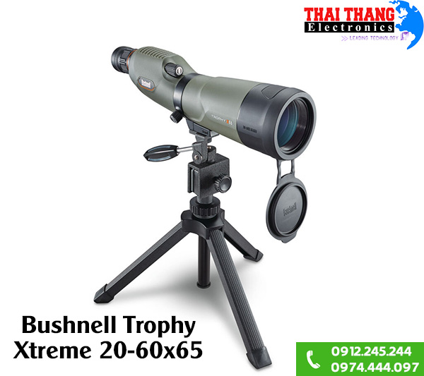 Ống nhòm một mắt siêu zoom Bushnell Trophy Xtreme 20-60x65