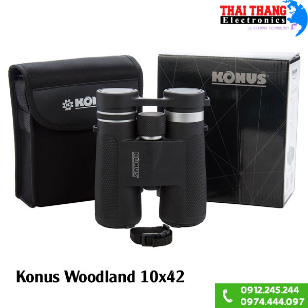 Ống nhòm ngành điện Konus Woodland 10x42