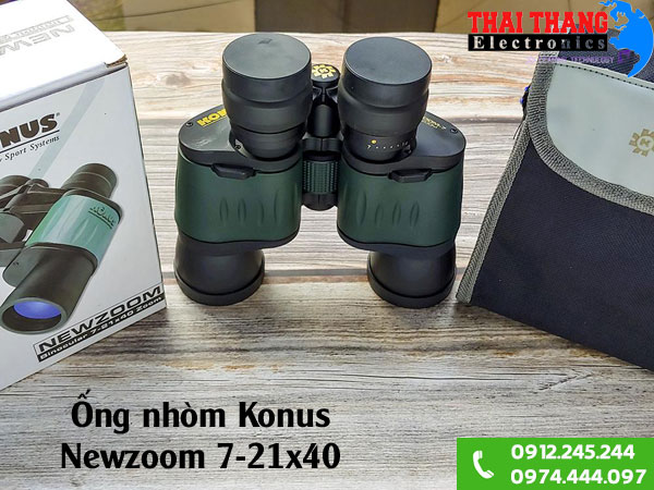 ỐNG NHÒM KONUS ITALIA NEWZOOM 7-21X40