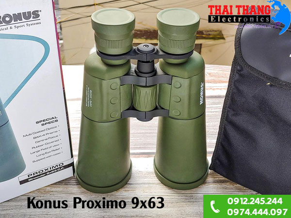 Ống nhòm chính hãng Konus Proximo 9x63