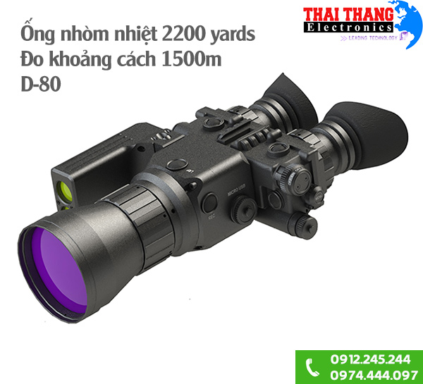 Ống nhòm ảnh nhiệt đo khoảng cách D-80