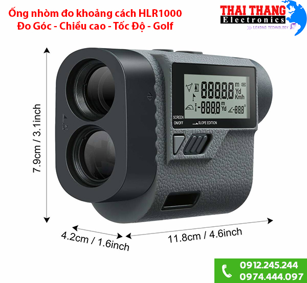 Ống nhòm đo khoảng cách chiều cao HLR1000