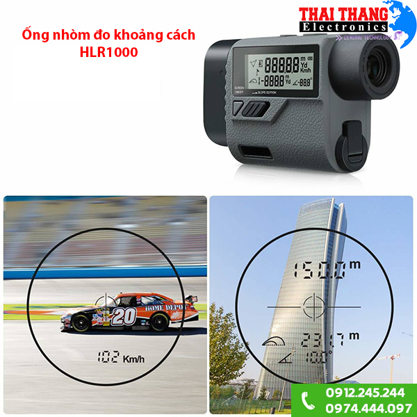 Ống nhòm đo khoảng cách chiều cao HLR1000
