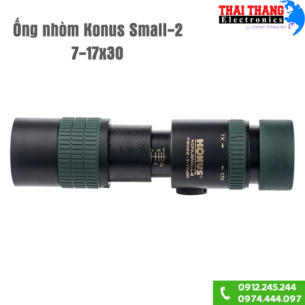 Ống nhòm du lịch Konus Small-2 7-17x30