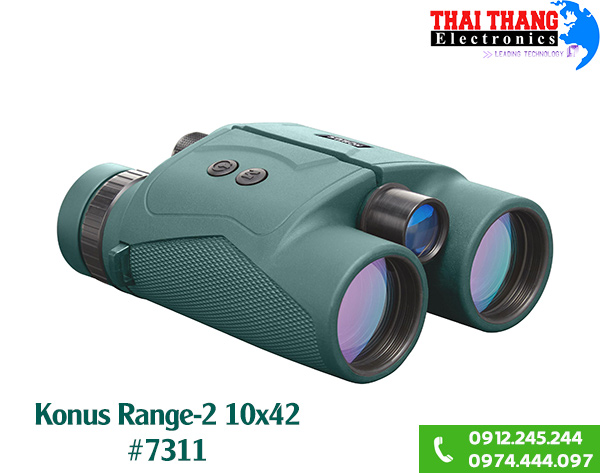 Ống nhòm đo khoảng cách Konus Range-2 10x42 1200m