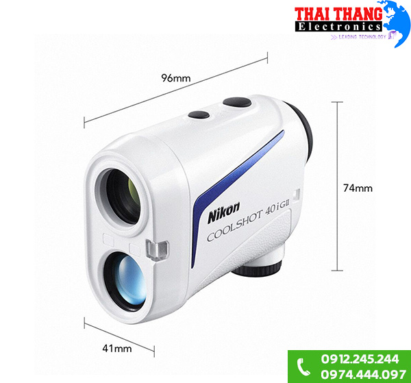 Ống nhòm đo khoảng cách Nikon Coolshoot 40i GII