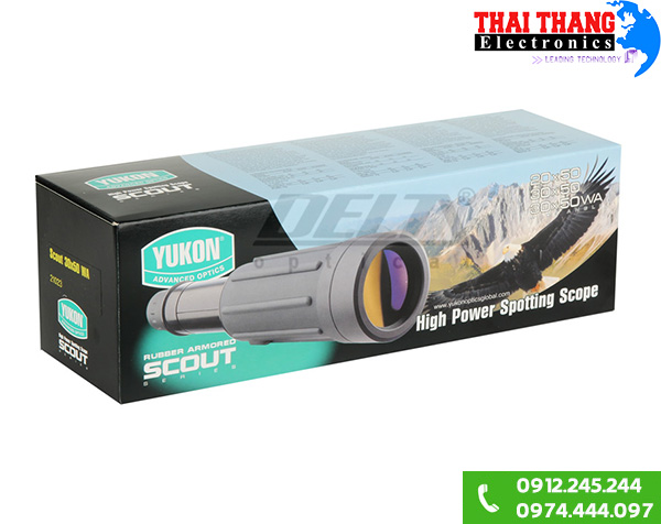 Ống nhòm một mắt siêu zoom Yukon Scout 30x50WA