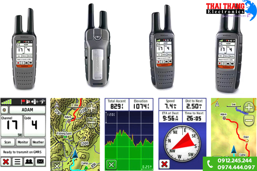 Định vị kèm bộ đàm cầm tay Garmin Rino 650