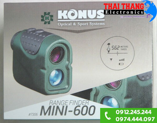 Ống nhòm đo khoảng cách Konus mini 600