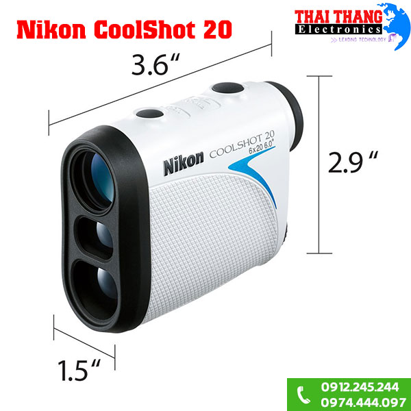 Ống nhòm đo khoảng cách giá rẻ Nikon CoolShot 20