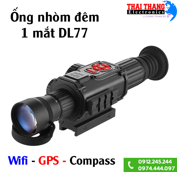 Ống nhòm hồng ngoại 1 mắt kèm chân bắt ray DL77