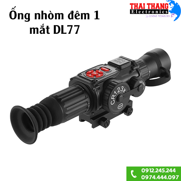 Ống nhòm hồng ngoại 1 mắt kèm chân bắt ray DL77