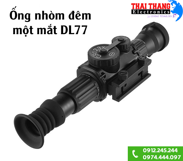 Ống nhòm hồng ngoại 1 mắt kèm chân bắt ray DL77