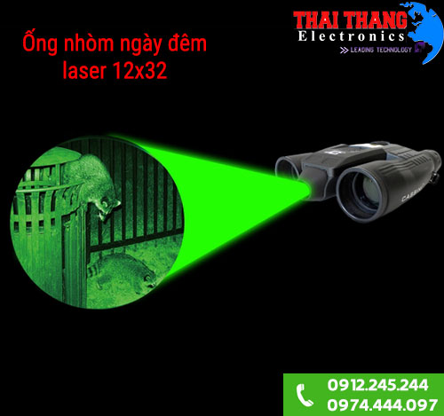 ống nhòm nhìn ngày đêm laser 12x32
