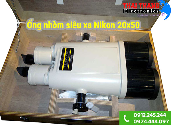 Ống nhòm nhìn xa siêu khủng Nikon 20x120