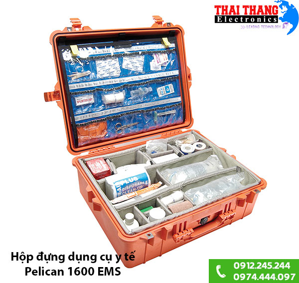 Hộp đựng dụng cụ y tế Pelican 1600 EMS