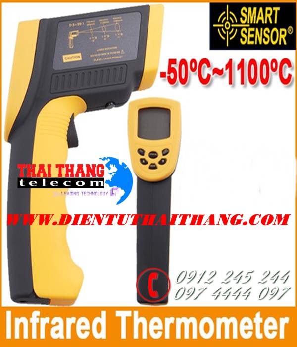 SÚNG ĐO NHIỆT ĐỘ BẰNG HỒNG NGOẠI -50~ 1100ºC GERM