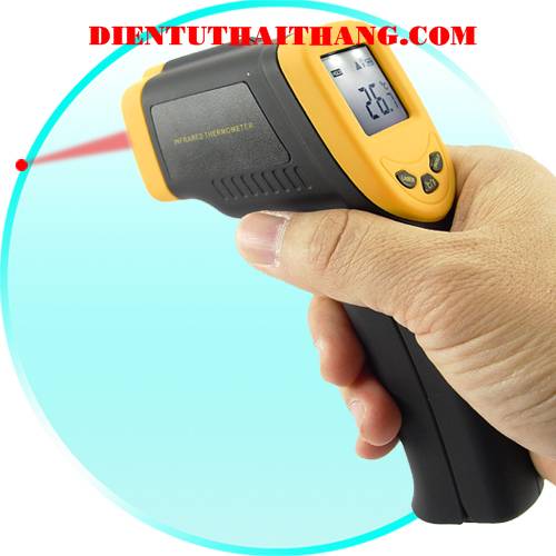 súng đo nhiệt độ cầm tay từ xa bằng tia laser
