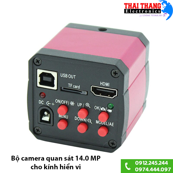 Kính hiển vi công nghiệp 14MP có màn hình 105