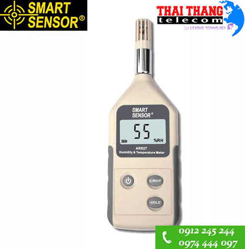 Máy đo độ ẩm và nhiệt độ AR827