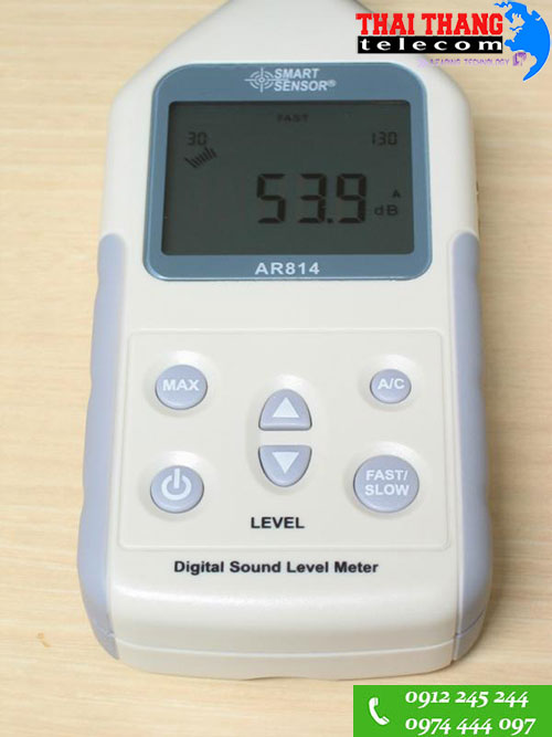 Máy đo độ ồn SmartSensor AR814 siêu nhạy