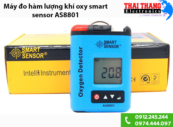 Máy đo nồng độ khí Oxy O2 AS8801