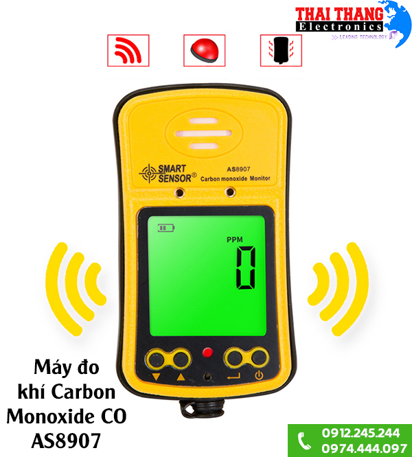 Máy đo nồng độ khí CO Carbon Monoxide AS8907