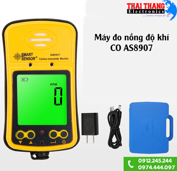 Máy đo nồng độ khí CO Carbon Monoxide AS8907