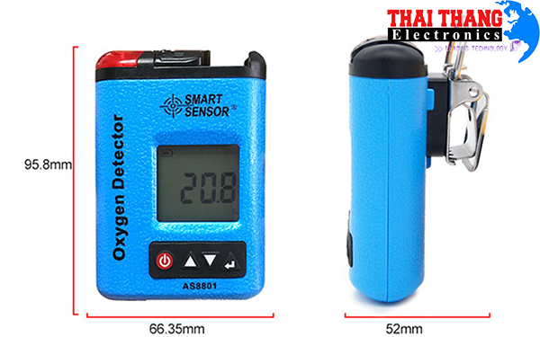 Máy đo nồng độ khí Oxy O2 AS8801