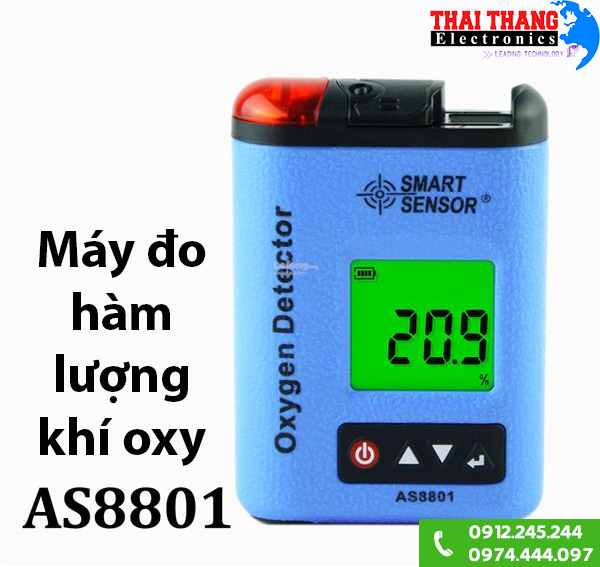 Máy đo nồng độ khí Oxy O2 AS8801