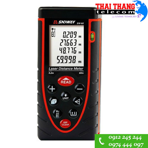 Máy đo khoảng cách cầm tay laser 60m SW-60