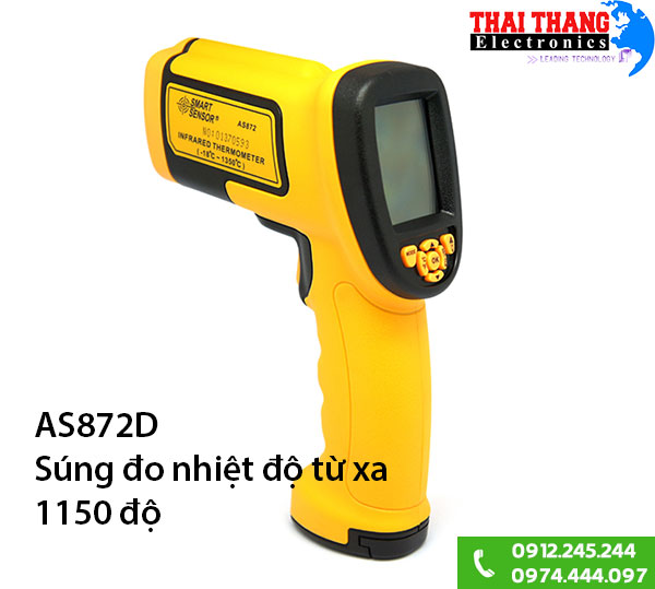 Súng đo nhiệt độ 1150 độ SmartSensor AS872D