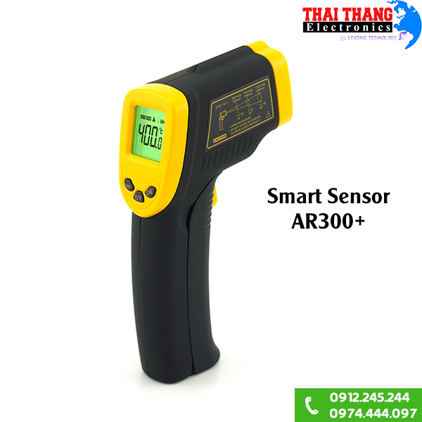 Súng đo nhiệt độ hồng ngoại từ xa Smart Sensor AR300+