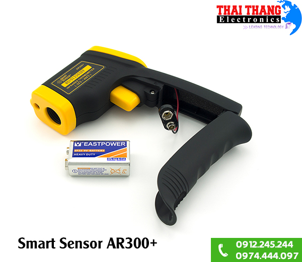 Súng đo nhiệt độ hồng ngoại từ xa Smart Sensor AR300+