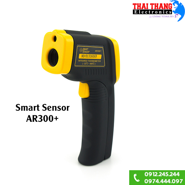 Súng đo nhiệt độ hồng ngoại từ xa Smart Sensor AR300+