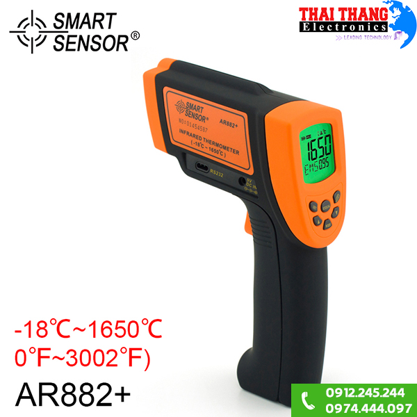 Súng đo nhiệt độ hồng ngoại Smart Sensor AR882