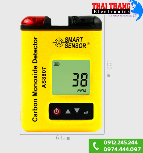 Máy đo nồng độ khí CO trong không khí AS8807