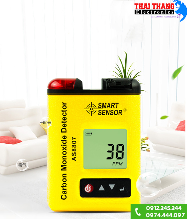 Máy đo nồng độ khí CO trong không khí AS8807