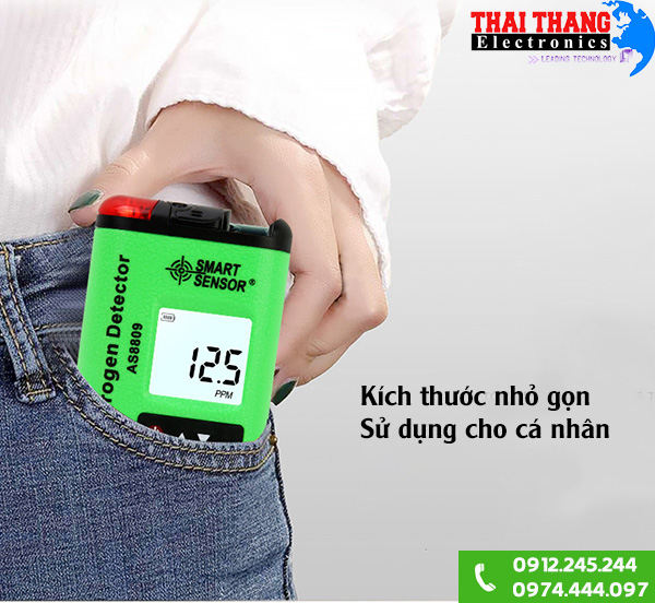 Máy đo nồng độ khí H2 trong không khí AS8809